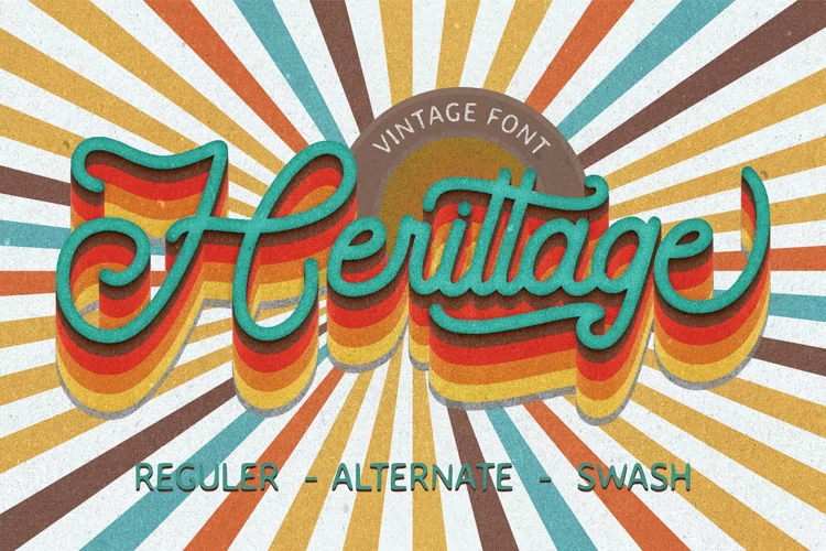 Herittage - Vintage Font