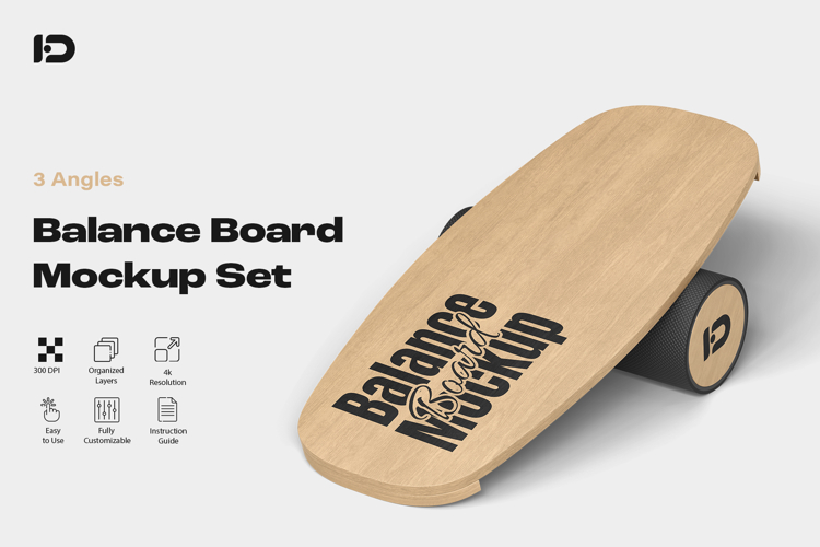 Balance Board Mockup Set