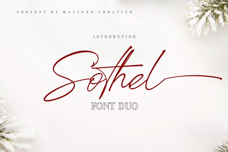 Sothel Font Duo example image 1