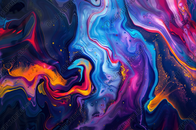 Abstract Fluid Art Background Wallpaper