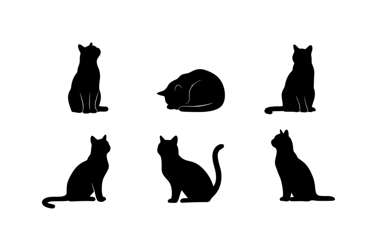 Cat Silhouettes Image 17