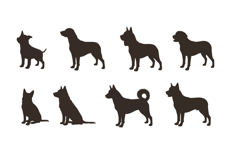 Dog Silhouettes Image 14