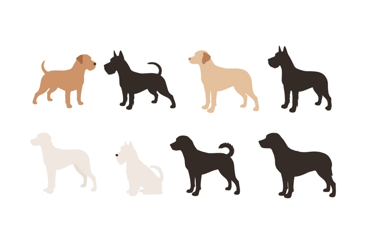 Dog Silhouettes Image 13