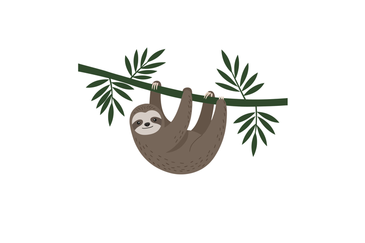 Sloth Clipart Image 23
