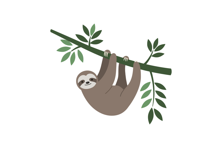 Sloth Clipart Image 21