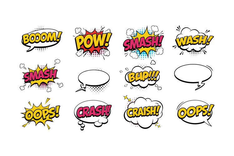 Comic Book Clipart Image 13