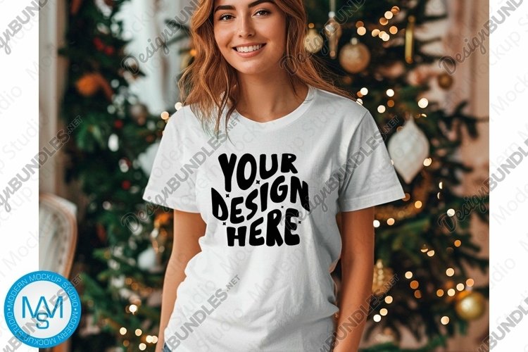 White Tshirt Mockup Image 5