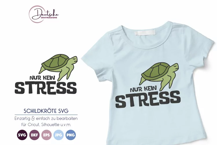 Nur kein STRESS SVG | Schildkröte