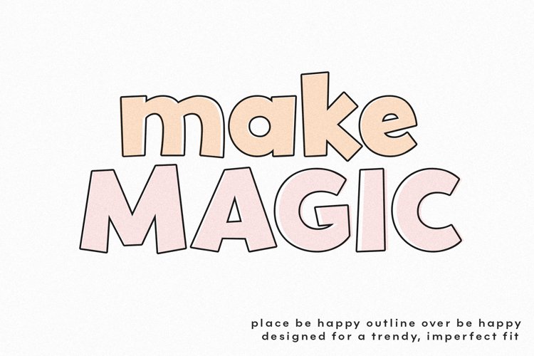 Be Happy - A Fun Handwritten Font