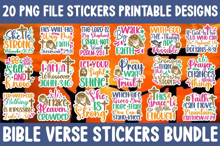 Bible Verse Stickers Bundle