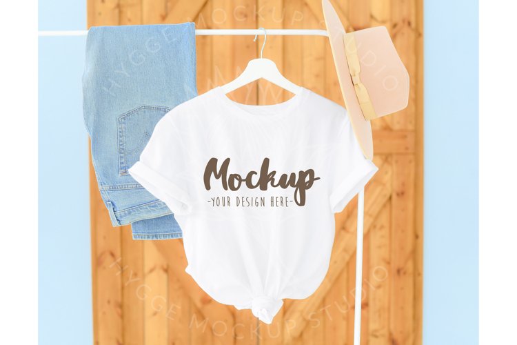 White Tshirt Mockup