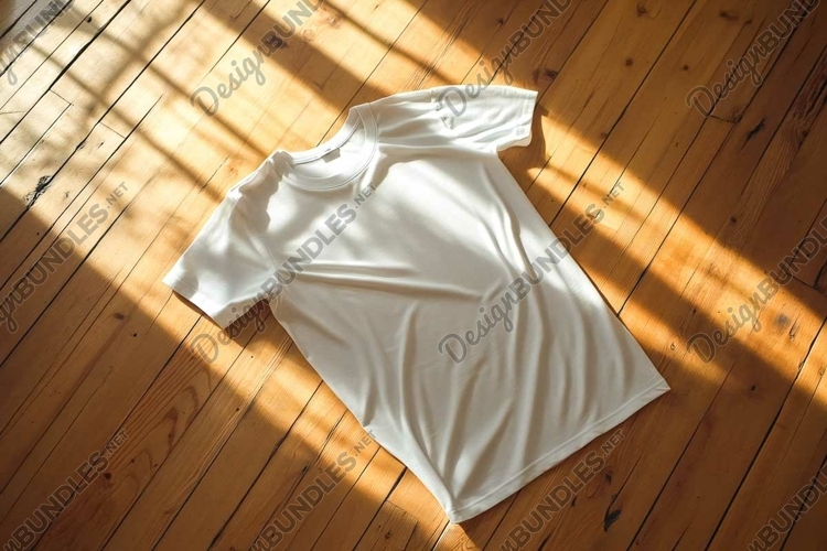 White Tshirt Mockup Image 17
