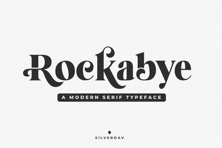 Rockabye - A Modern Serif Typeface example image 1