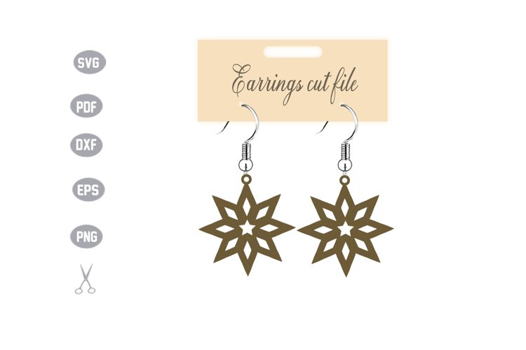 Earrings Template SVG