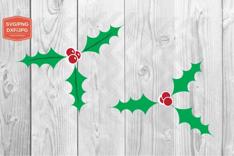 Holy Christmas. SVG file, PNG JPG PDF DXF, Cut file print example image 1