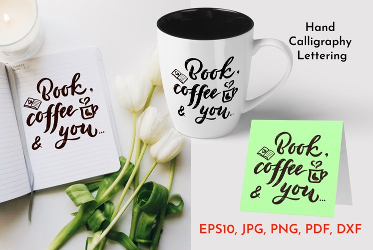 Coffee quote Hand lettering example image 1