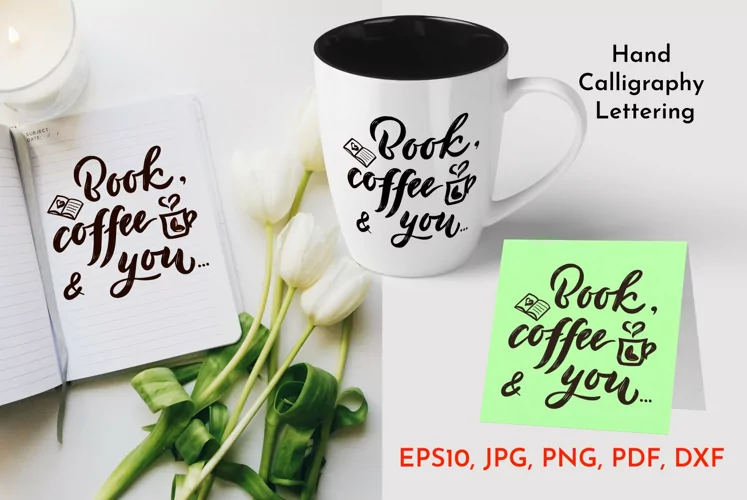 Coffee quote Hand lettering