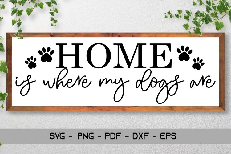 Home SVG, Dog SVG Design