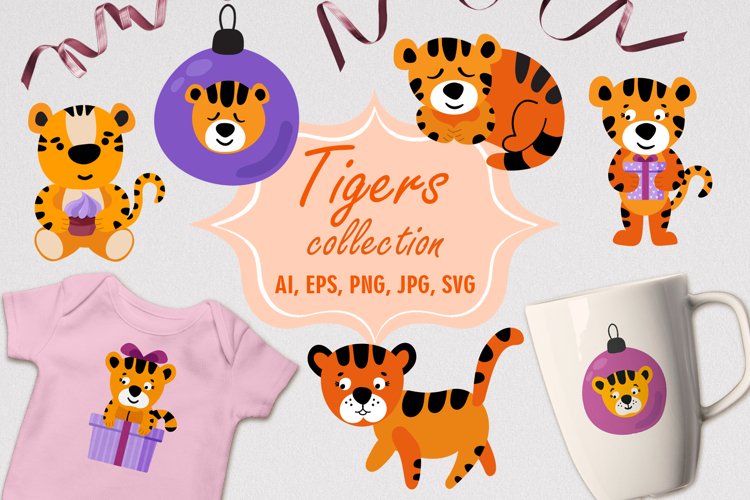 Tiger Collection SVG