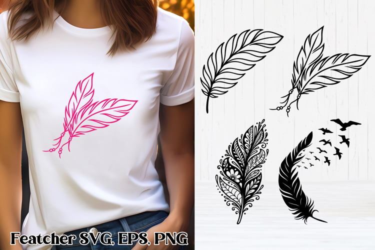 Feather SVG | Feather bird SVG | Feather clipart