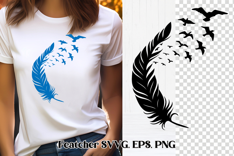 Feather SVG | Feather bird SVG | Feather clipart