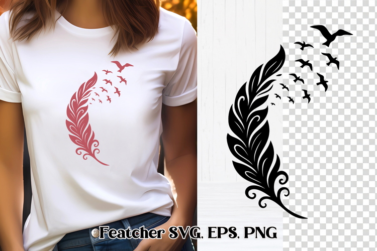 Feather SVG | Feather bird SVG | Feather clipart