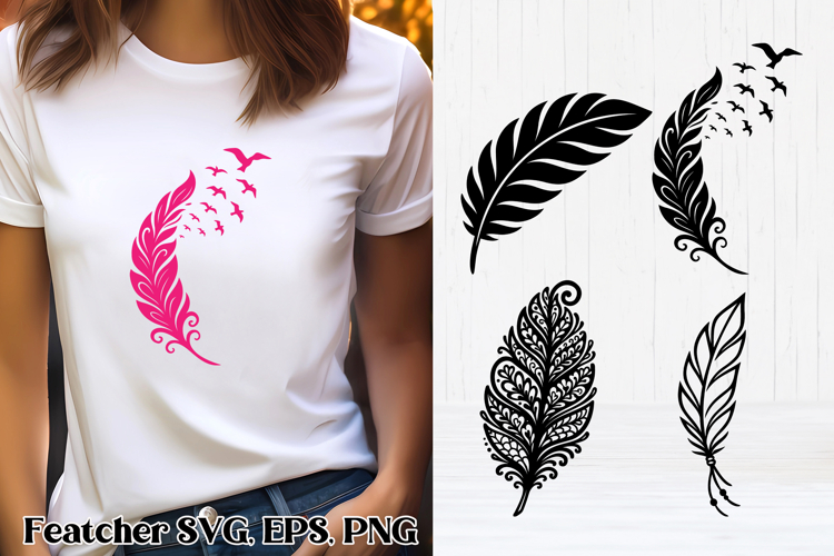 Feather SVG | Feather bird SVG | Feather clipart