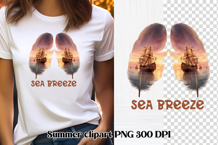 Summer feathers PNG clipart | Summer beach quotes PNG