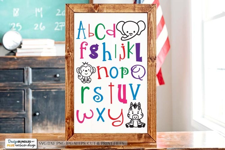 Alphabet Board SVG | Kids Design