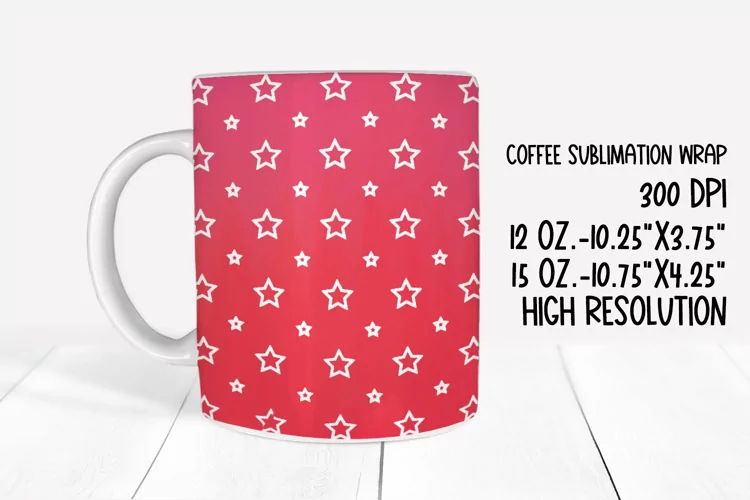 Coffee Mug Sublimation Wrap