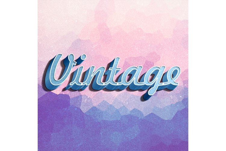 Vintage Text Effect Image 24