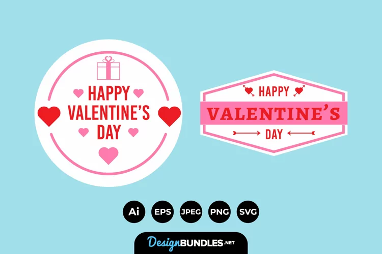 Valentines Badges
