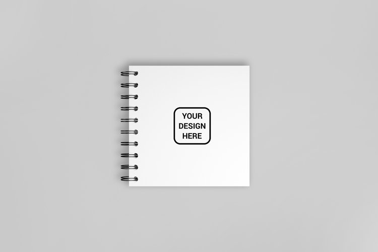 Notebook mock-up.