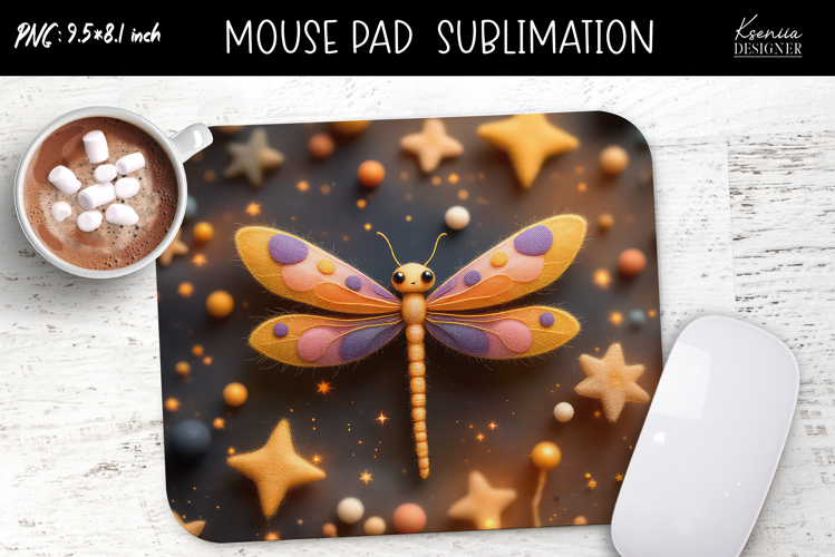 Colorful Magic and Celestial |Felted|Mouse Pad Design