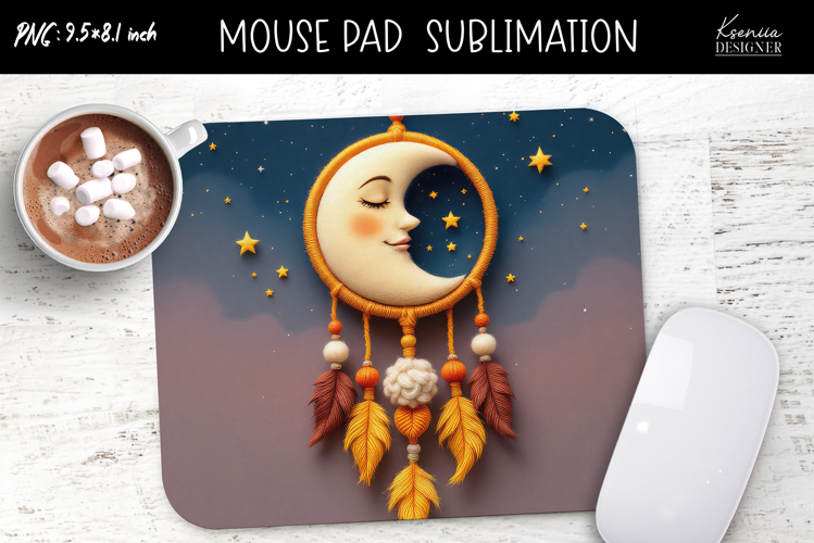 Colorful Magic and Celestial |Felted|Mouse Pad Design