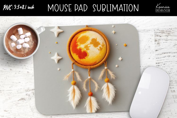 Colorful Magic and Celestial |Felted|Mouse Pad Design