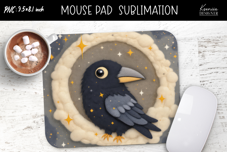 Colorful Magic and Celestial |Felted|Mouse Pad Design