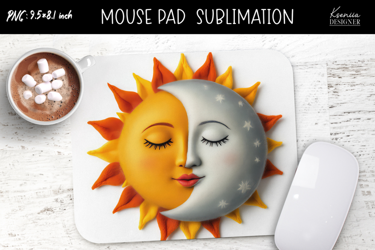 Colorful Magic and Celestial |Felted|Mouse Pad Design