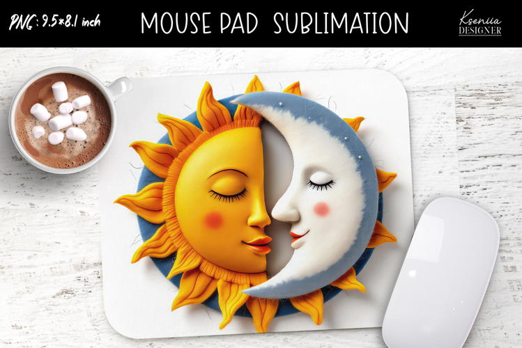 Colorful Magic and Celestial |Felted|Mouse Pad Design