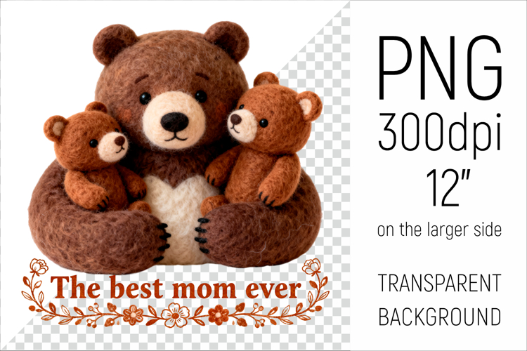 Mama Bear Png Image 4