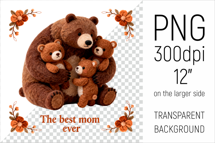 Mama Bear Png Image 2