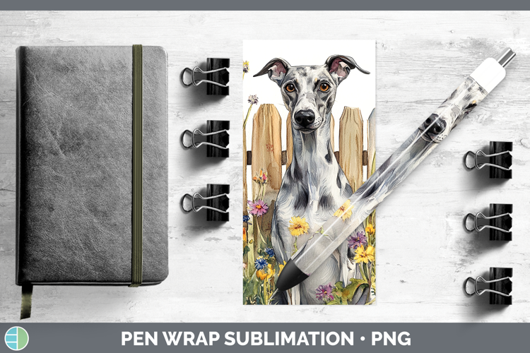 Fence Dogs 01 Greyhound Pen Wrap Sublimation Pen Designs