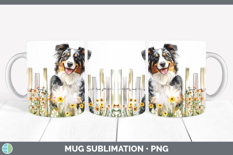 Australian Shepherd Clipart Image 12
