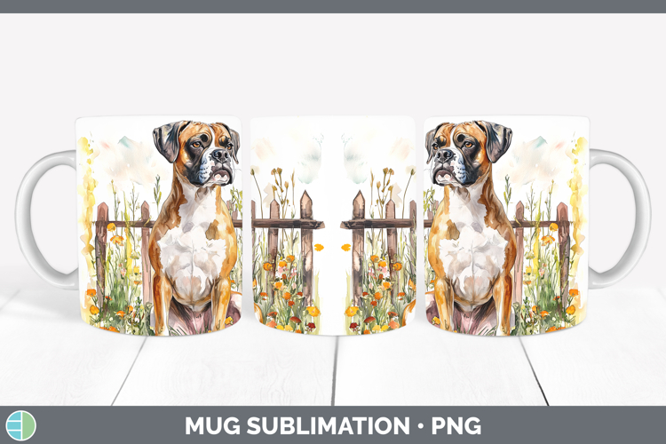Boxer Dog Clipart Image 16