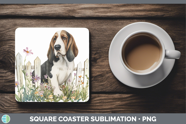 Basset Hound Clipart Image 24