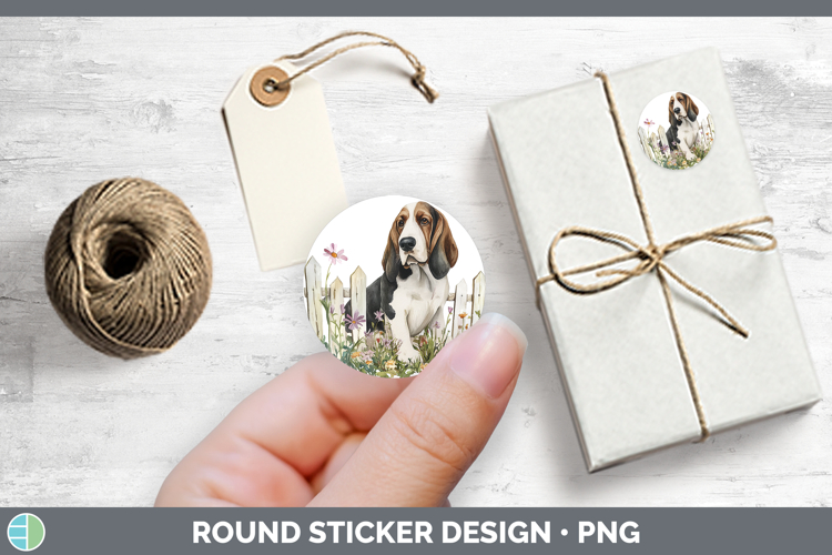 Basset Hound Clipart Image 3