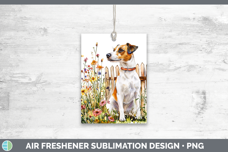 Fence Dogs 03 Jack Russell Terrier Air Freshener Sublimation