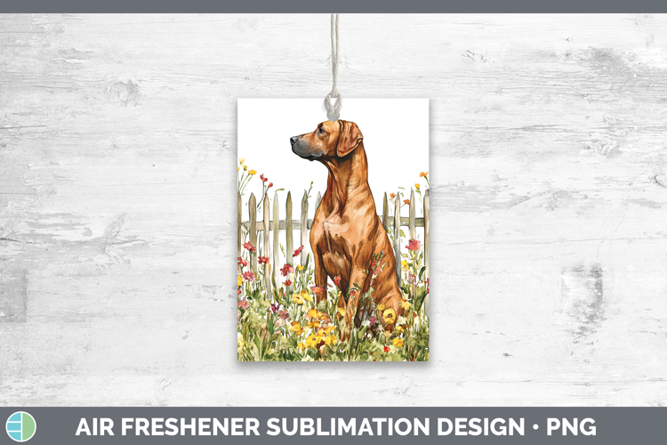 Fence Dogs 03 Rhodesian Ridgeback Air Freshener Sublimation