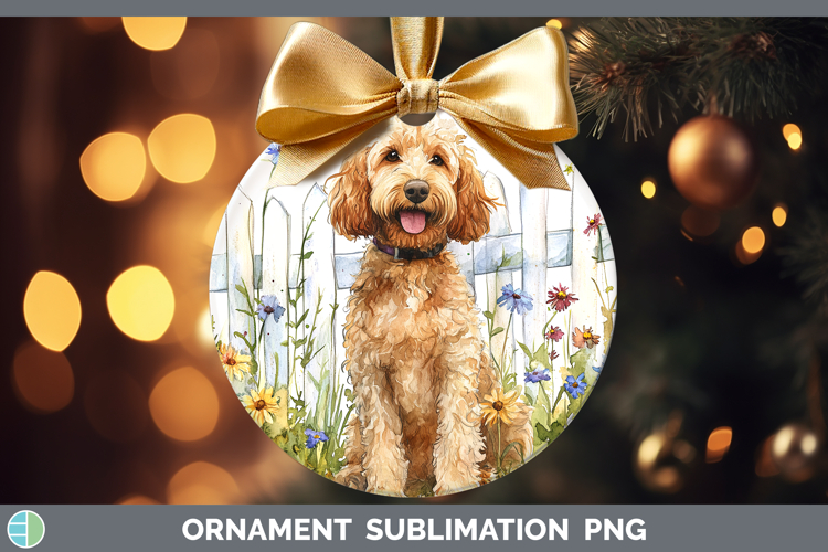 Goldendoodle Clipart Image 6