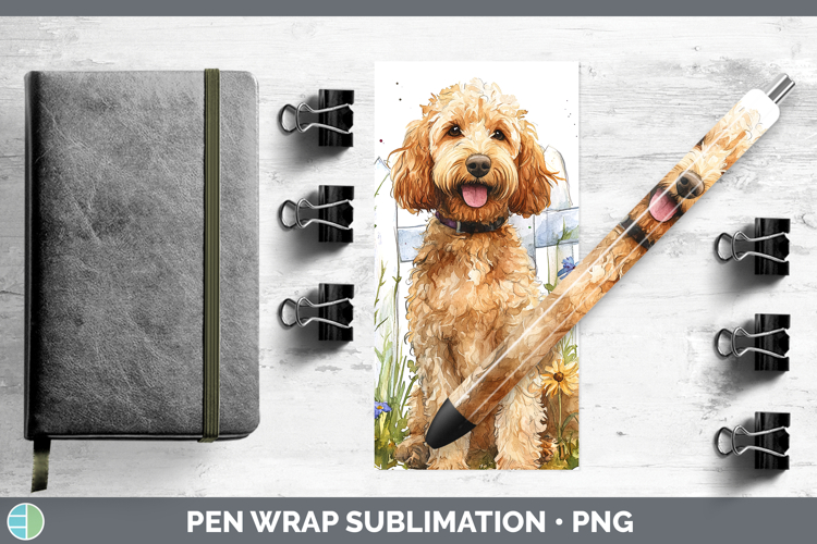 Goldendoodle Clipart Image 5